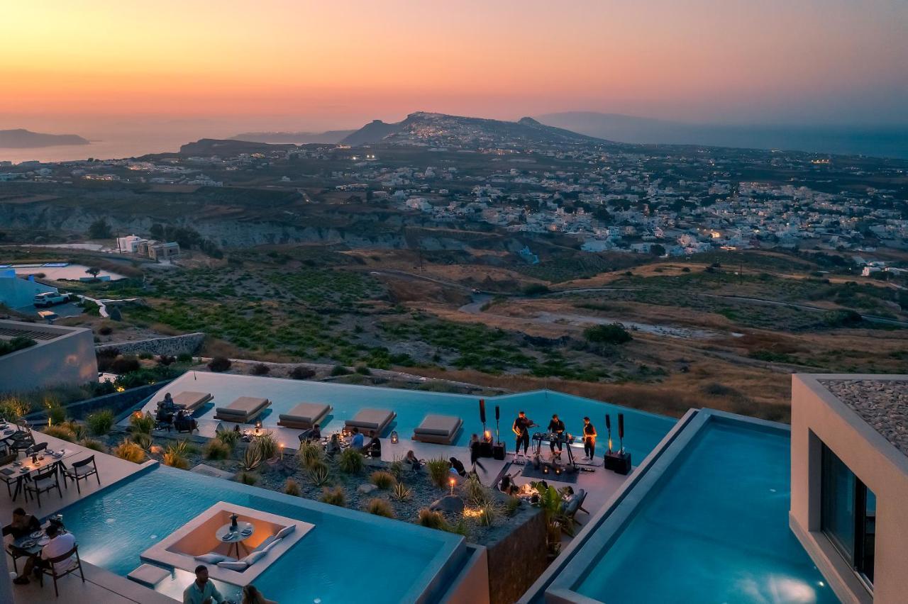 North Santorini - A Luxury Spa Hotel Pyrgos Kallistis Bagian luar foto